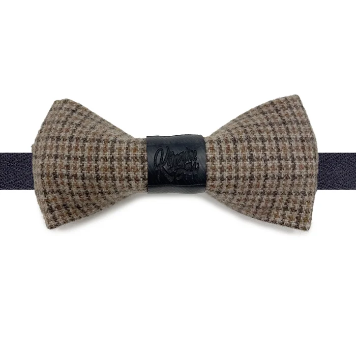 Nœud papillon Fufu en chambre à air et textile revalorisé