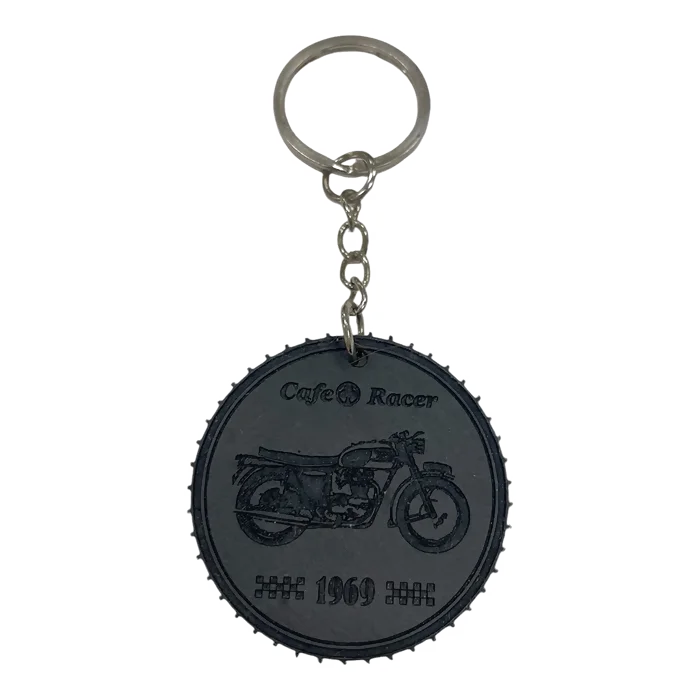 Porte clé en chambre à air upcyclée