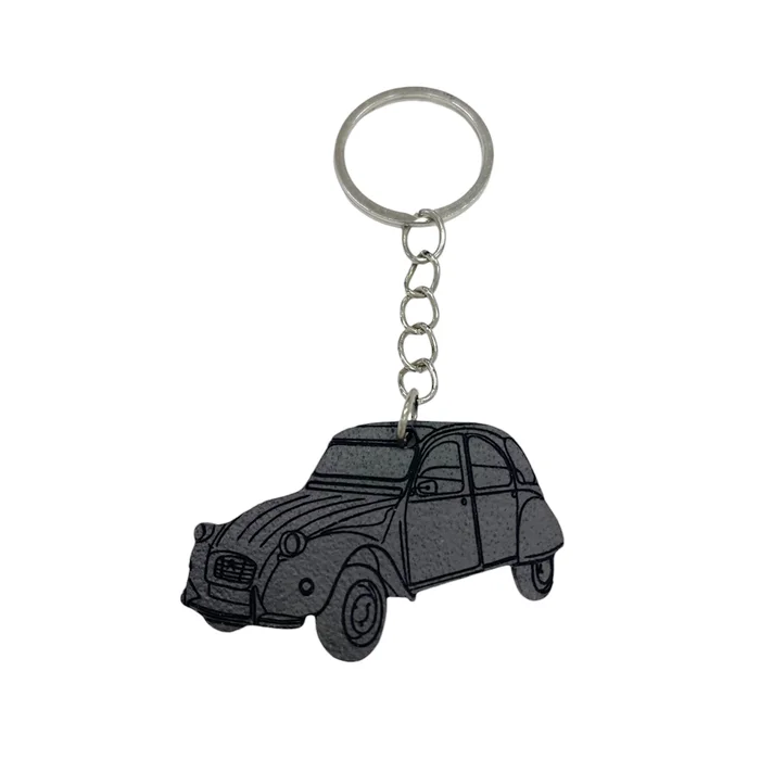 Porte-clés Deuche en chambre à air upclyclée