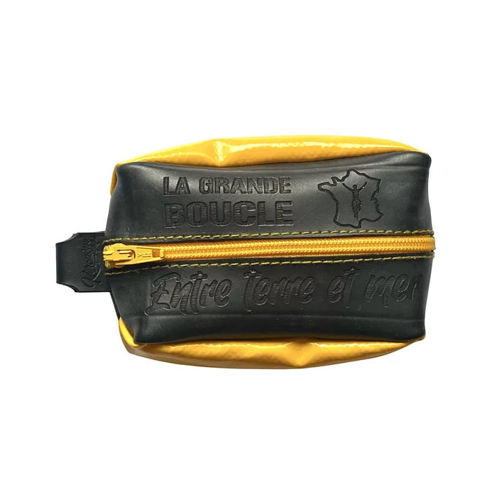 Porte monnaie La Grande Boucle 2025 - Entre terre et mer édition limitée en chambre à air upclyclée