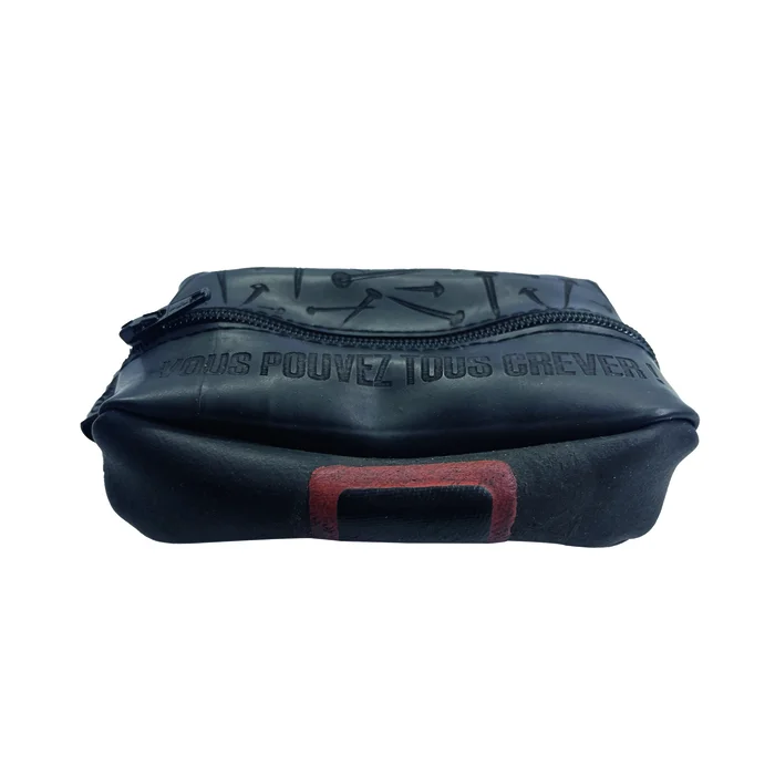 Porte monnaie Nénette - VOUS POUVEZ TOUS CREVER en chambre à air upclyclée