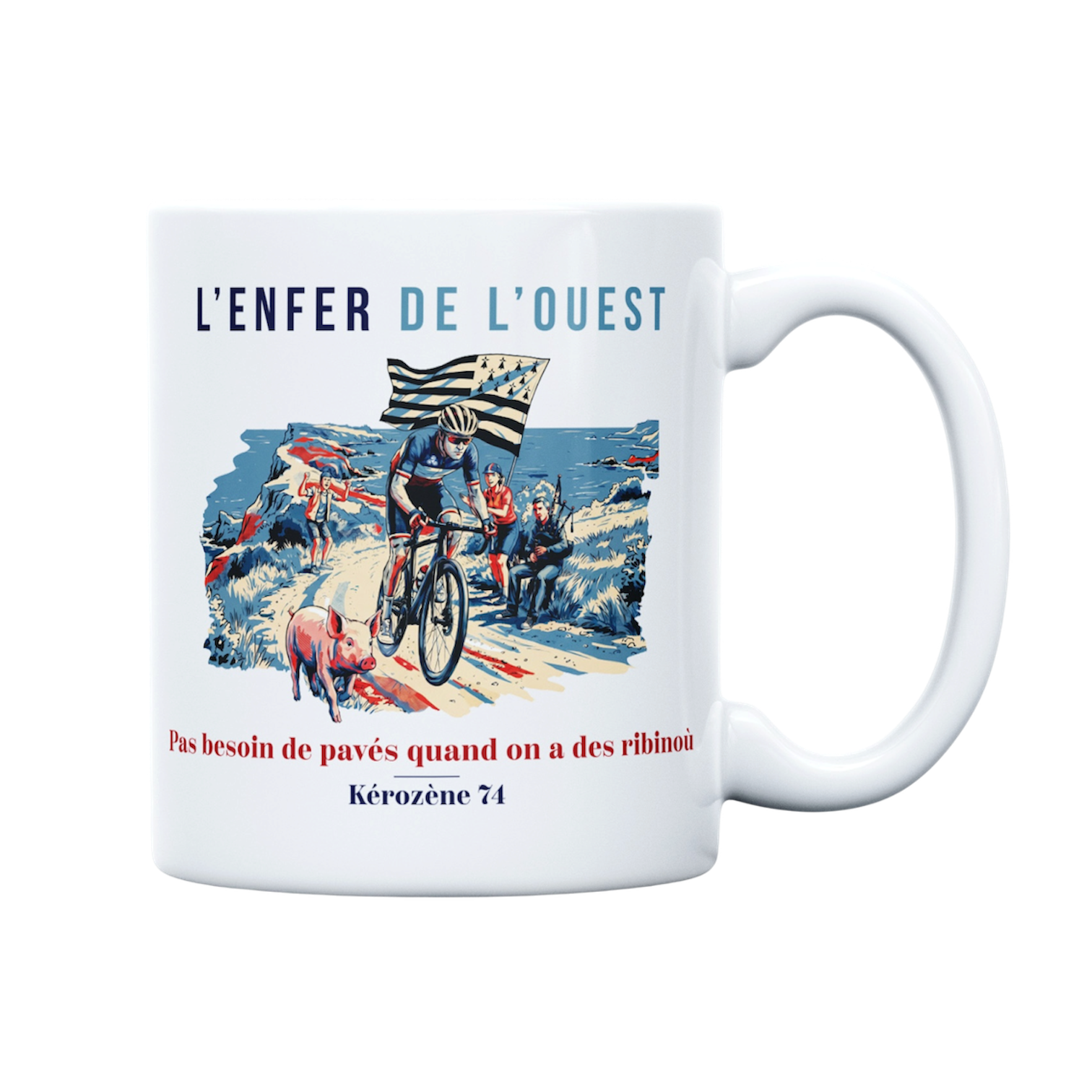 Mug avec marquage l'Enfer de l'Ouest