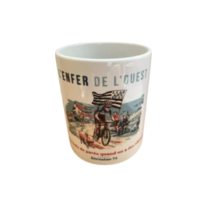 Mug en céramique "l'Enfer de l'Ouest" vue de face