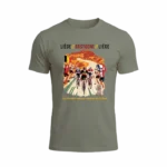 T-shirt en coton bio marqué Liège Bastogne Liège